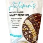 Autumn's pasture-raised whey protein in chocolate.