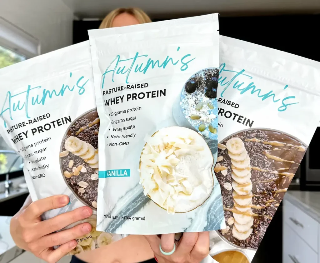 Autumn's Protein Powder.