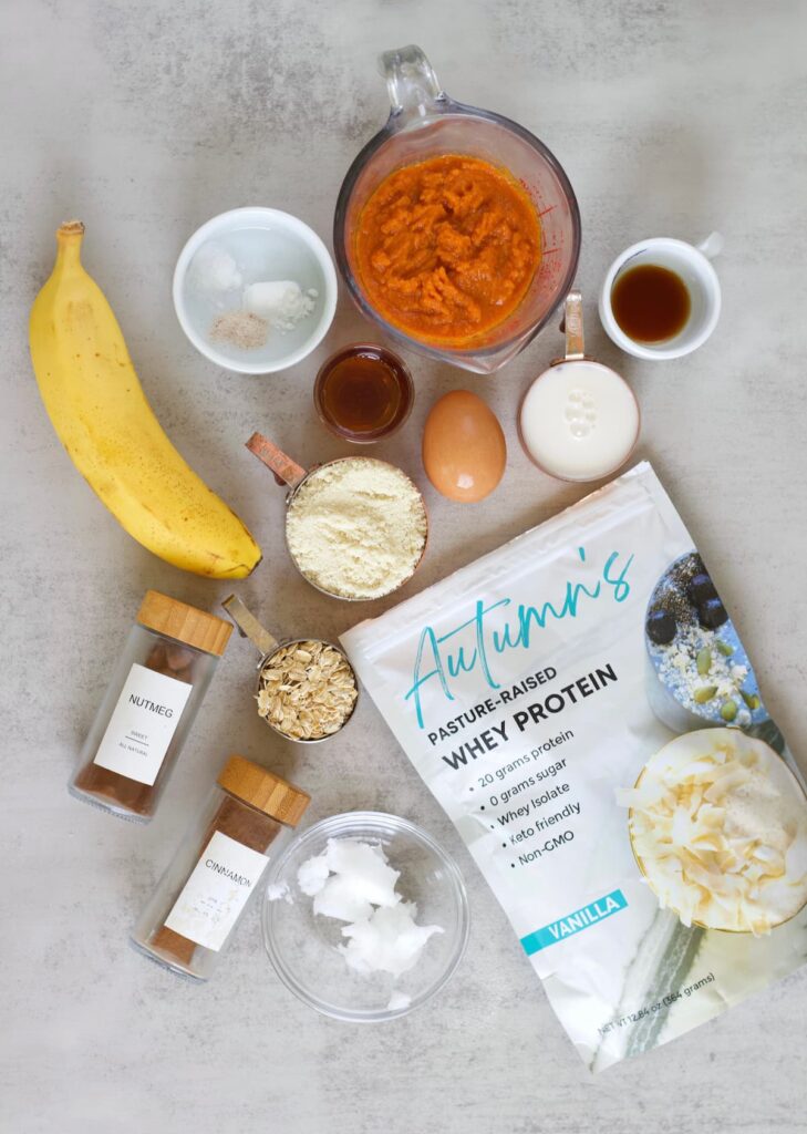 protein pumpkin muffin ingredients