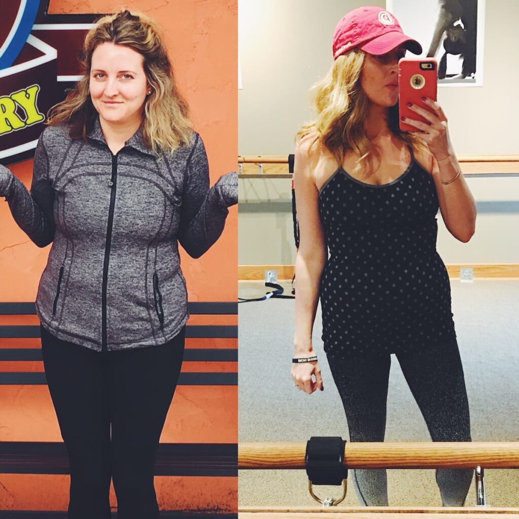 intermittent fasting weight loss before and after