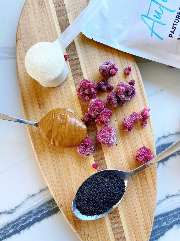 raspberry protein smoothie ingredients