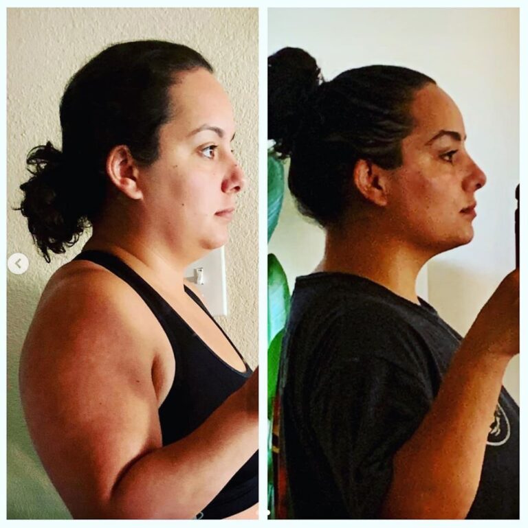 macie before and after weight loss