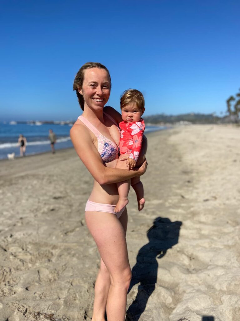 autumn bates with baby