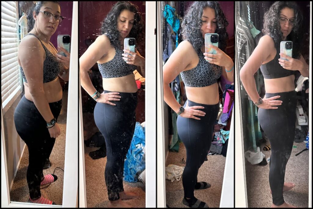 intermittent fasting weight loss result before and after image