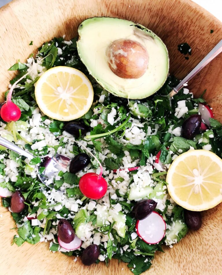 cauliflower tabbouleh salad
