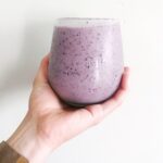 berries and almond butter smoothie