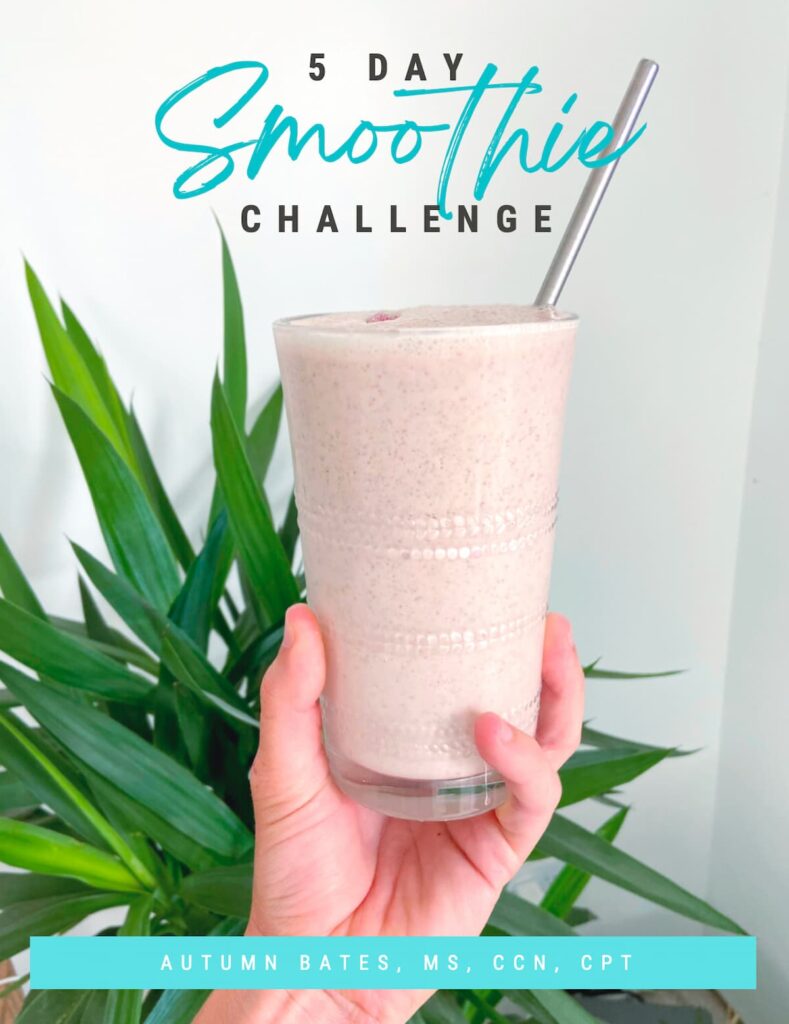 5 day smoothie challenge meal plan cover