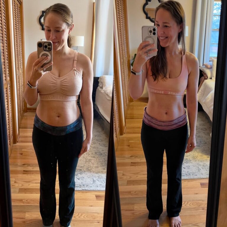postpartum weight loss results