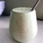 matcha detox smoothie in a glass