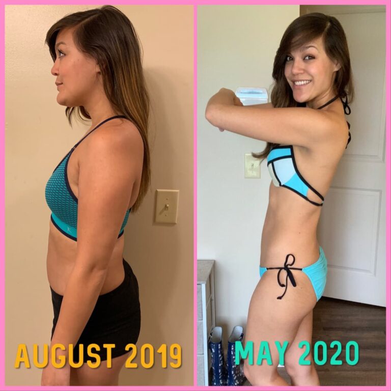 monica weight loss result