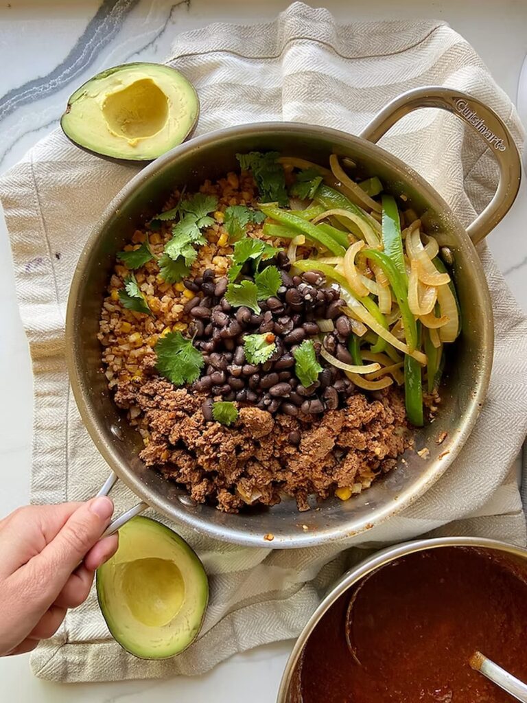 ground beef taco skillet