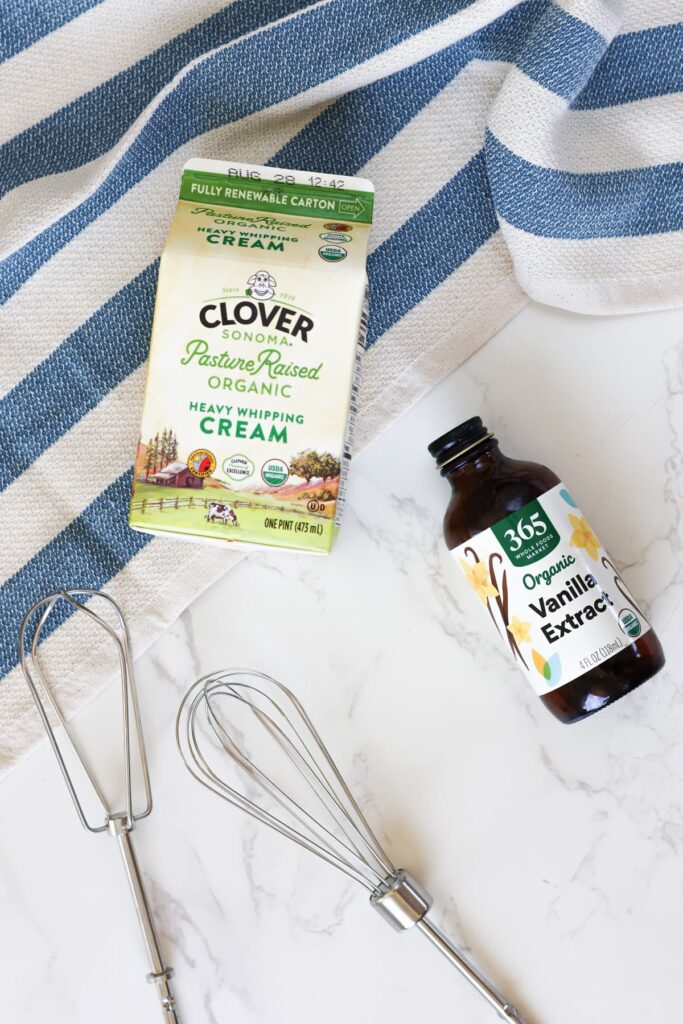 whipped cream ingredients