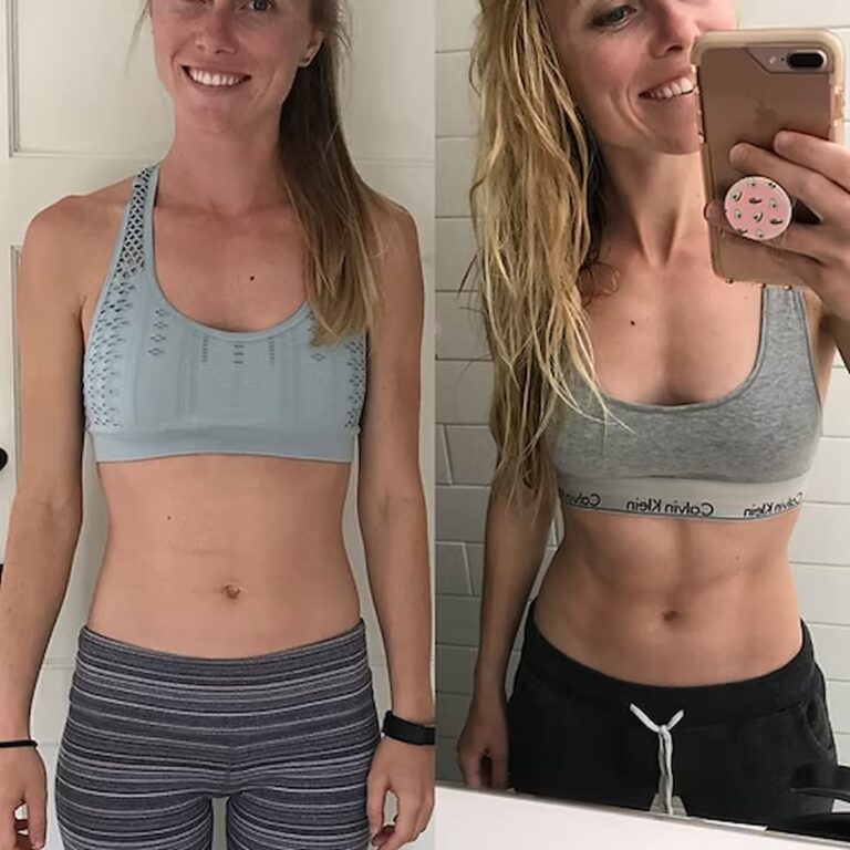 autumn bates before and after intermittent fasting