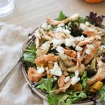 leftover thanksgiving salad with goat cheese