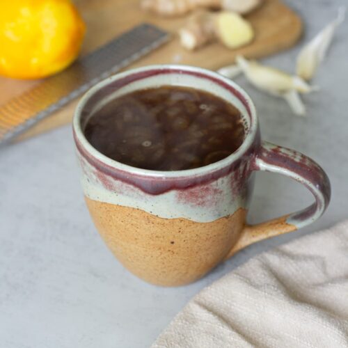 bone broth in a mug