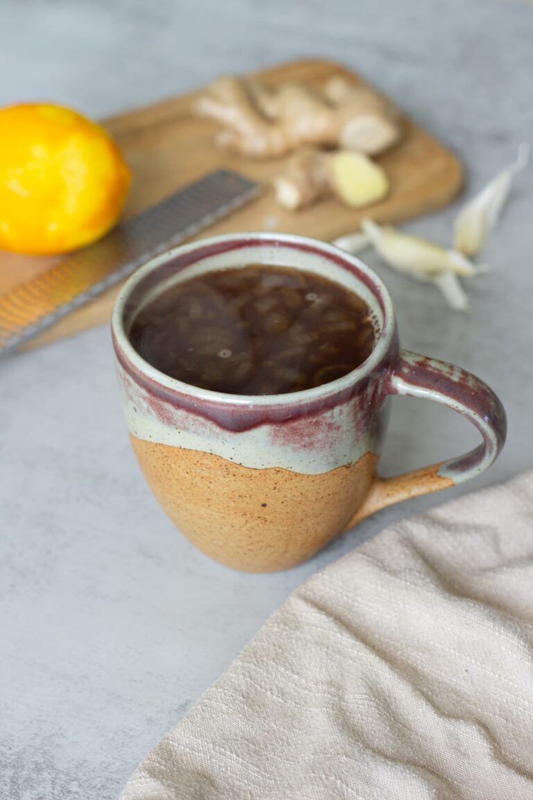 bone broth in a mug