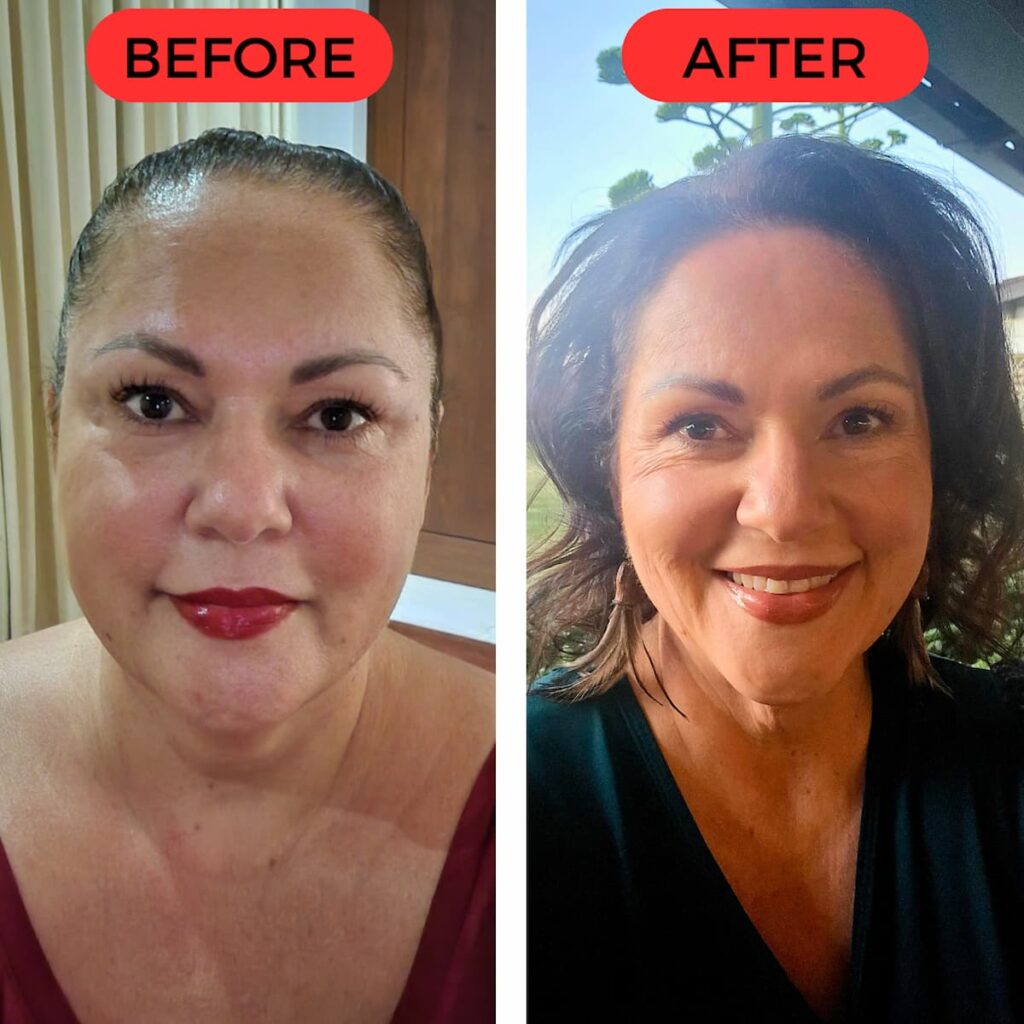 weight loss results before and after