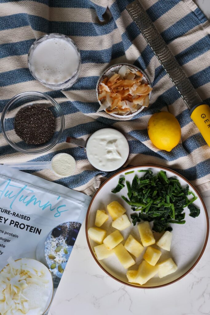 green protein smoothie ingredients