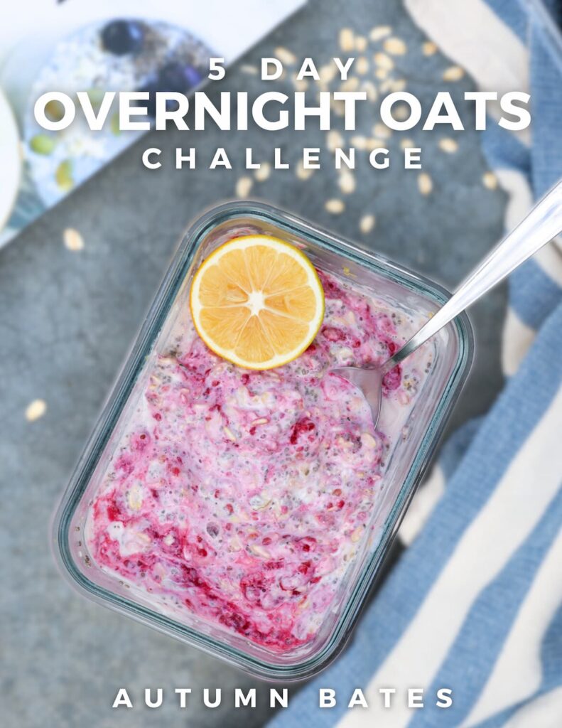 high protein overnight oats meal plan