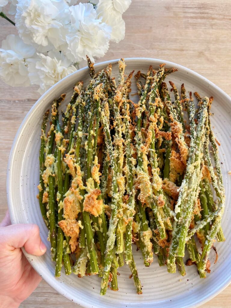 asparagus fries on a plate