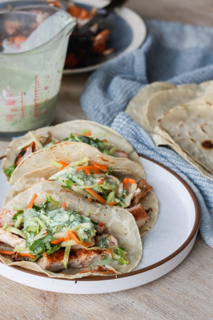 grilled chicken tacos