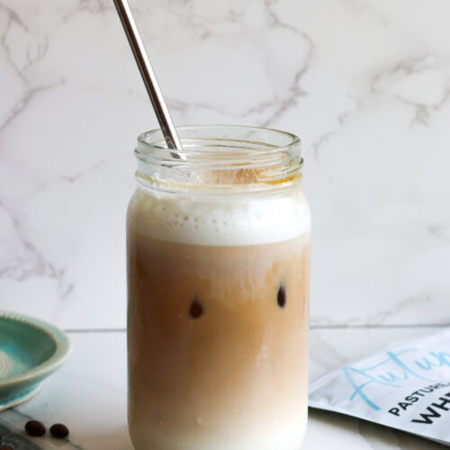 iced protein coffee