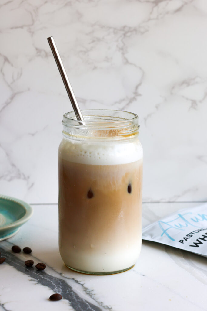 iced protein coffee
