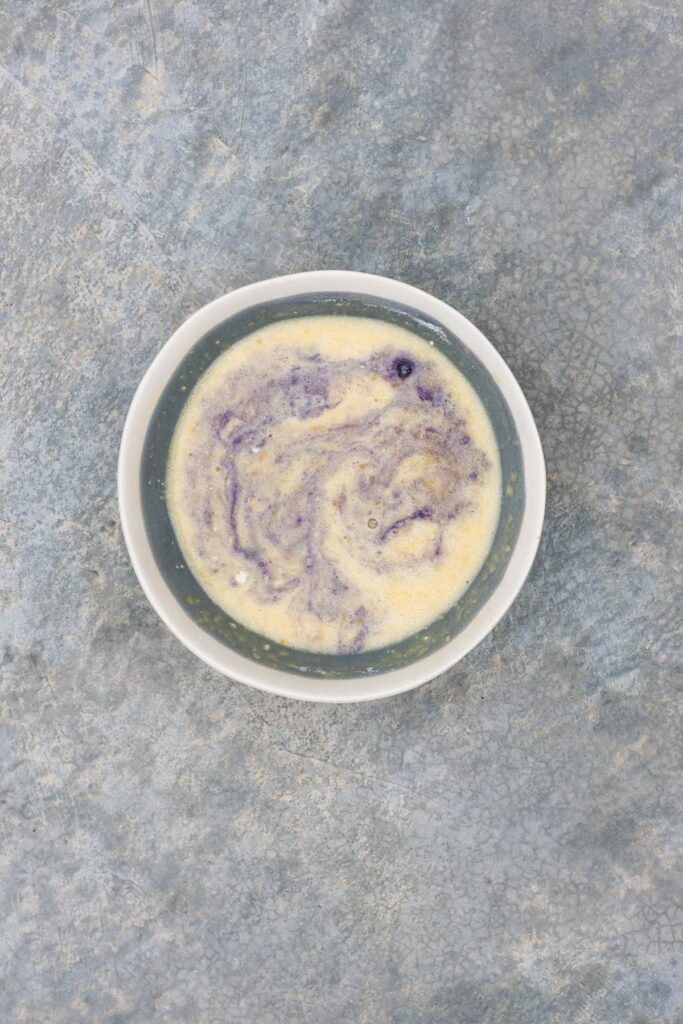 blueberry lemon protein pancakes raw mix