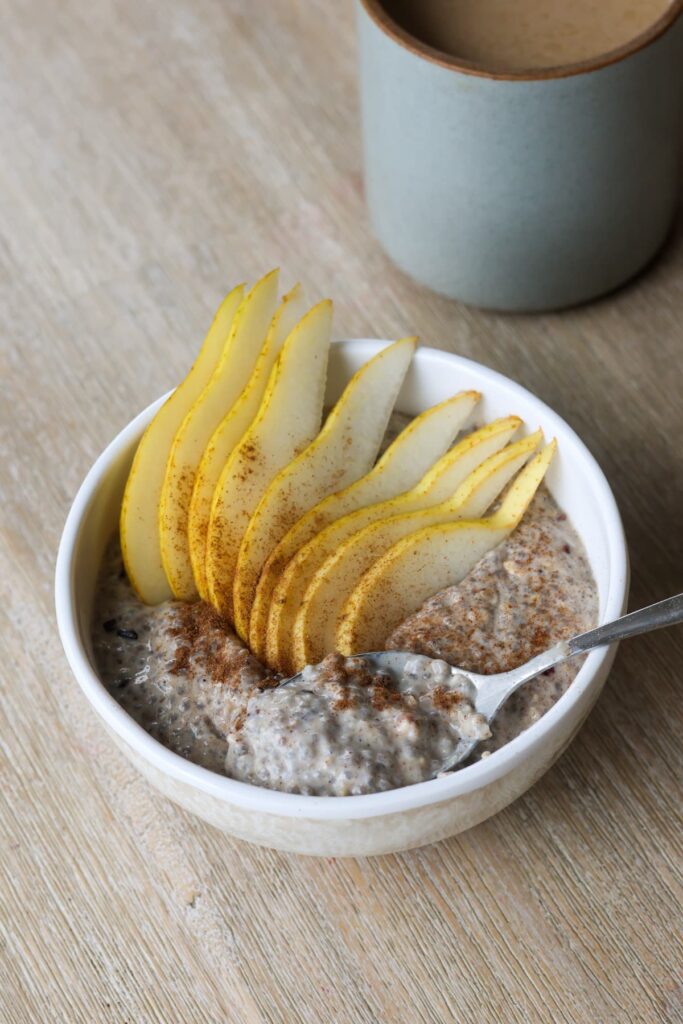 pecan pear grain-free high protein oatmeal